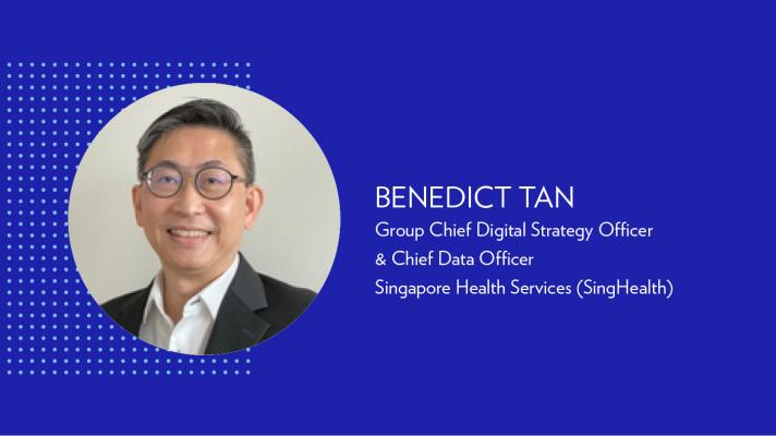 Photo of Benedict Tan, Group Chief Digital Strategy Officer and Chief Data Officer at SingHealth